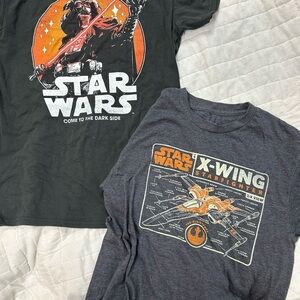 Star Wars Kids T-Shirt Set - Black and Dark Gray